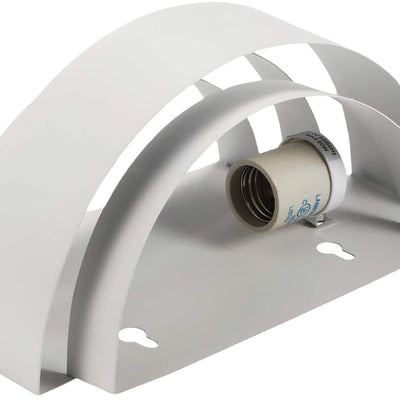 Modern Minimalist Iron Semicircle 1-Light Wall Sconce Lamp For Bedroom