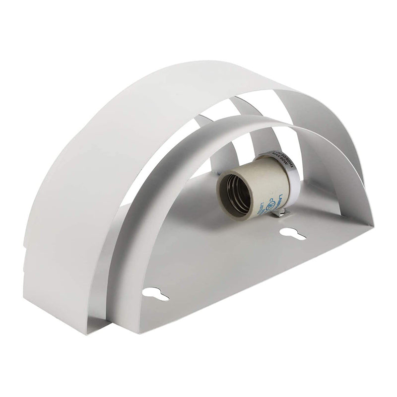 Lampe murale à une lumière en demi-cercle en fer minimaliste moderne pour chambre 
