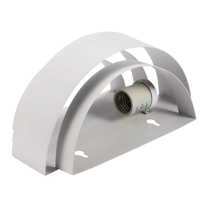 Lampe murale à une lumière en demi-cercle en fer minimaliste moderne pour chambre 