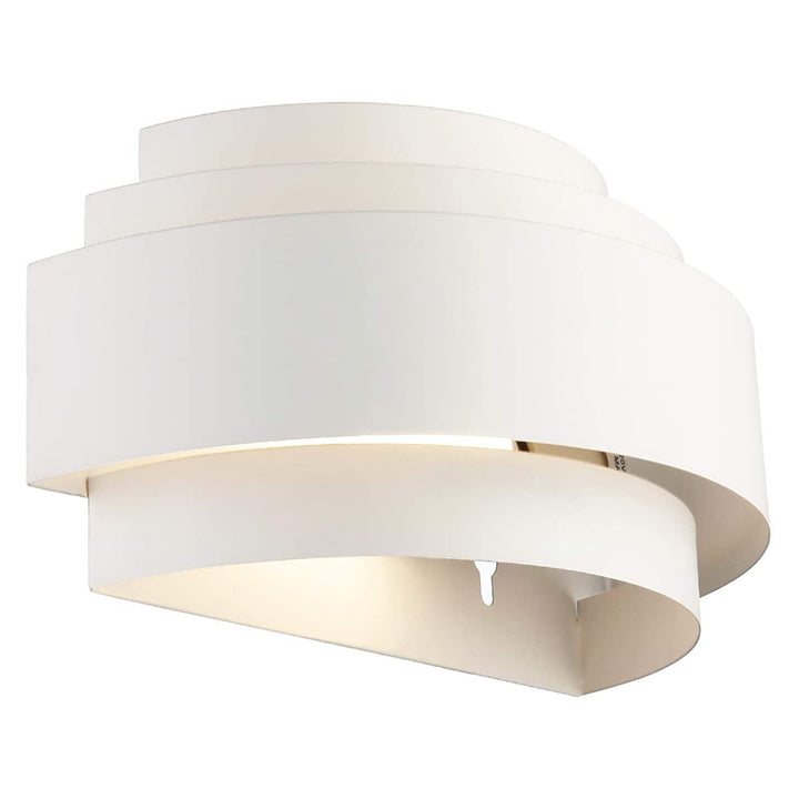 Lampe murale à une lumière en demi-cercle en fer minimaliste moderne pour chambre 