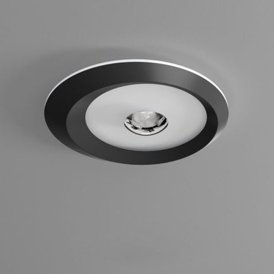 Modern Minimalist Iron Acrylic Round LED Flush Mount Ceiling Light For Bedroom