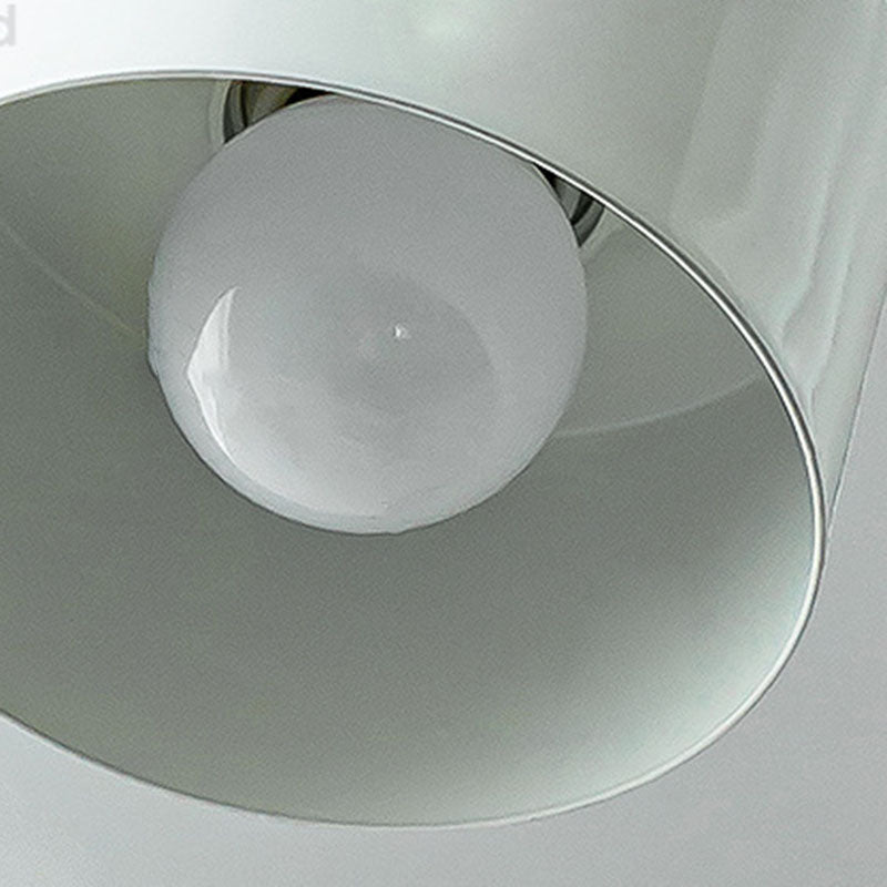 Contemporary Retro Iron Aluminum Round 1-Light Table Lamp For Living Room