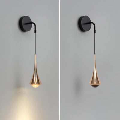 Contemporary Scandinavian Aluminum Iron Linear LED Wall Sconce Lamp For Bedroom