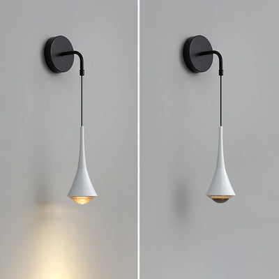 Contemporary Scandinavian Aluminum Iron Linear LED Wall Sconce Lamp For Bedroom