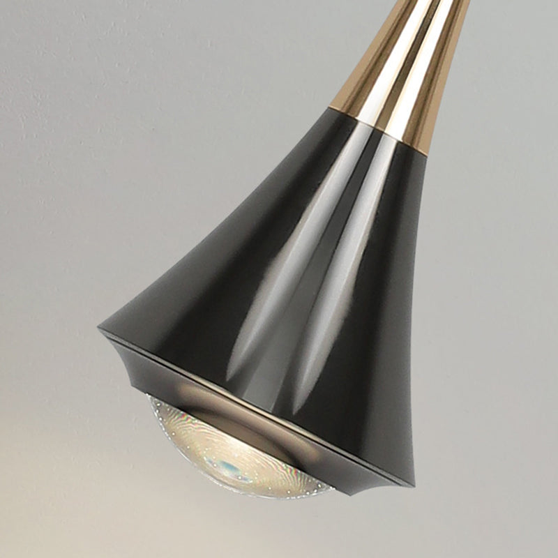 Contemporary Scandinavian Aluminum Iron Linear LED Wall Sconce Lamp For Bedroom