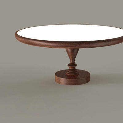 Contemporary Retro Iron PVC Round LED Semi-Flush Mount Ceiling Light For Bedroom