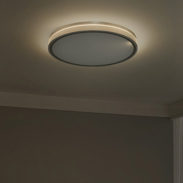 Lumière de plafond LED encastrée moderne minimaliste en aluminium, fer, acrylique, ronde, carrée, rectangulaire pour salon 