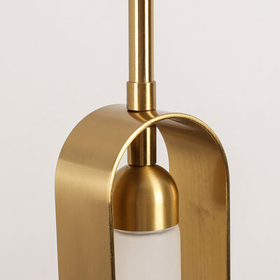 Contemporary Scandinavian Iron Acrylic Linear LED Wall Sconce Lamp For Living Room