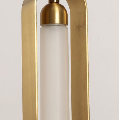 Contemporary Scandinavian Iron Acrylic Linear LED Wall Sconce Lamp For Living Room