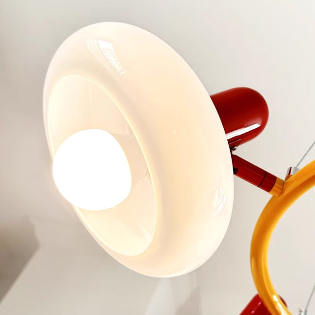 Contemporary Creative Metal Glass Round 3/5/6 Light Chandelier For Bedroom
