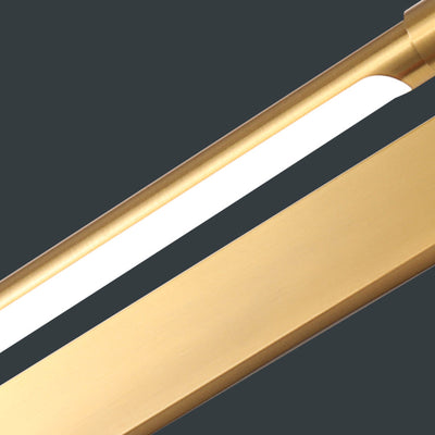 Modern Minimalist Iron Acrylic Linear LED Vanity Light Wall Sconce Lamp For Bathroom