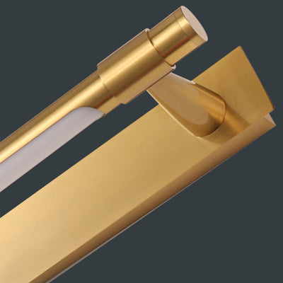 Modern Minimalist Iron Acrylic Linear LED Vanity Light Wall Sconce Lamp For Bathroom