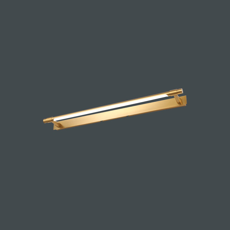 Modern Minimalist Iron Acrylic Linear LED Vanity Light Wall Sconce Lamp For Bathroom