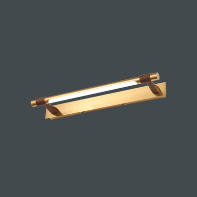Modern Minimalist Iron Acrylic Linear LED Vanity Light Wall Sconce Lamp For Bathroom
