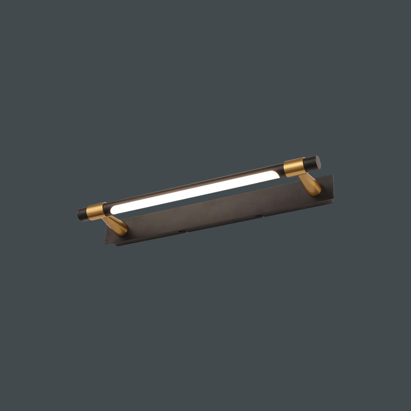 Modern Minimalist Iron Acrylic Linear LED Vanity Light Wall Sconce Lamp For Bathroom