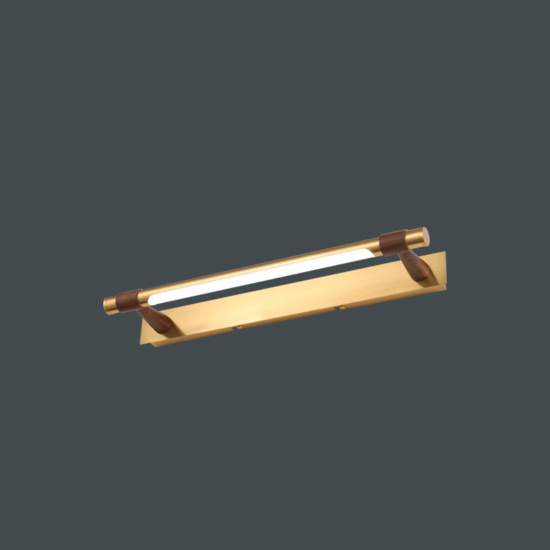 Modern Minimalist Iron Acrylic Linear LED Vanity Light Wall Sconce Lamp For Bathroom