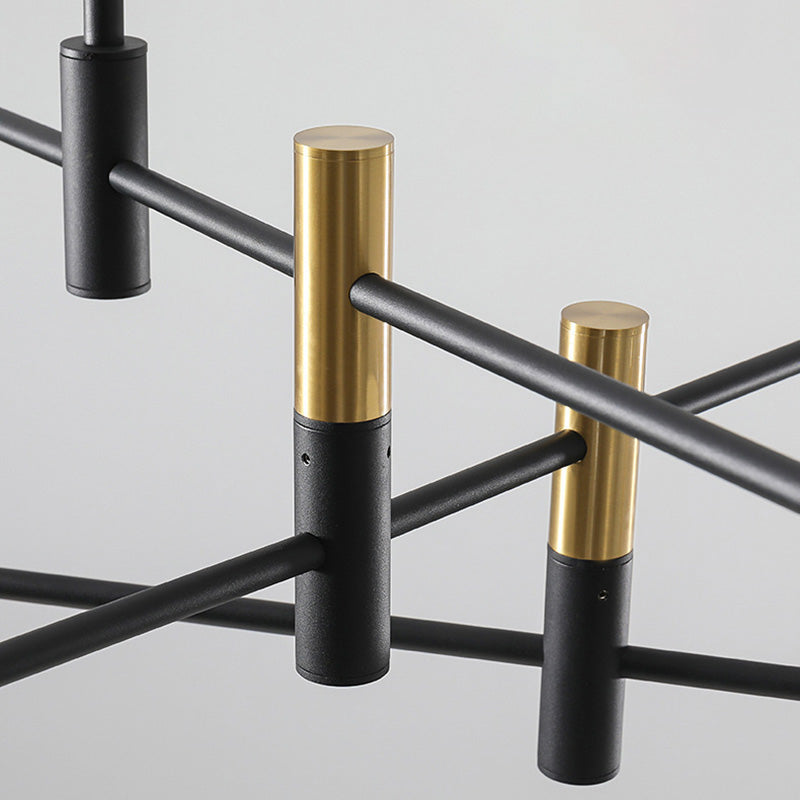Contemporain Scandinave Magique Haricot Branche Orbe Verre Fer 4/6/8 Lumière Lustre Pour Salon 