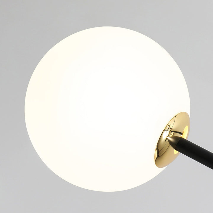 Contemporain Scandinave Magique Haricot Branche Orbe Verre Fer 4/6/8 Lumière Lustre Pour Salon 