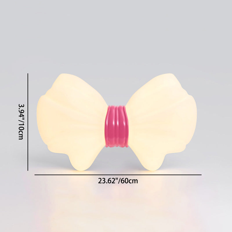 Modern Art Deco Butterfly Bow PE Iron LED Flush Mount Ceiling Light For Living Room