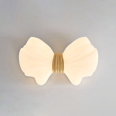 Modern Art Deco Butterfly Bow PE Iron LED Flush Mount Ceiling Light For Living Room