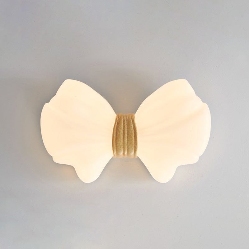 Modern Art Deco Butterfly Bow PE Iron LED Flush Mount Ceiling Light For Living Room