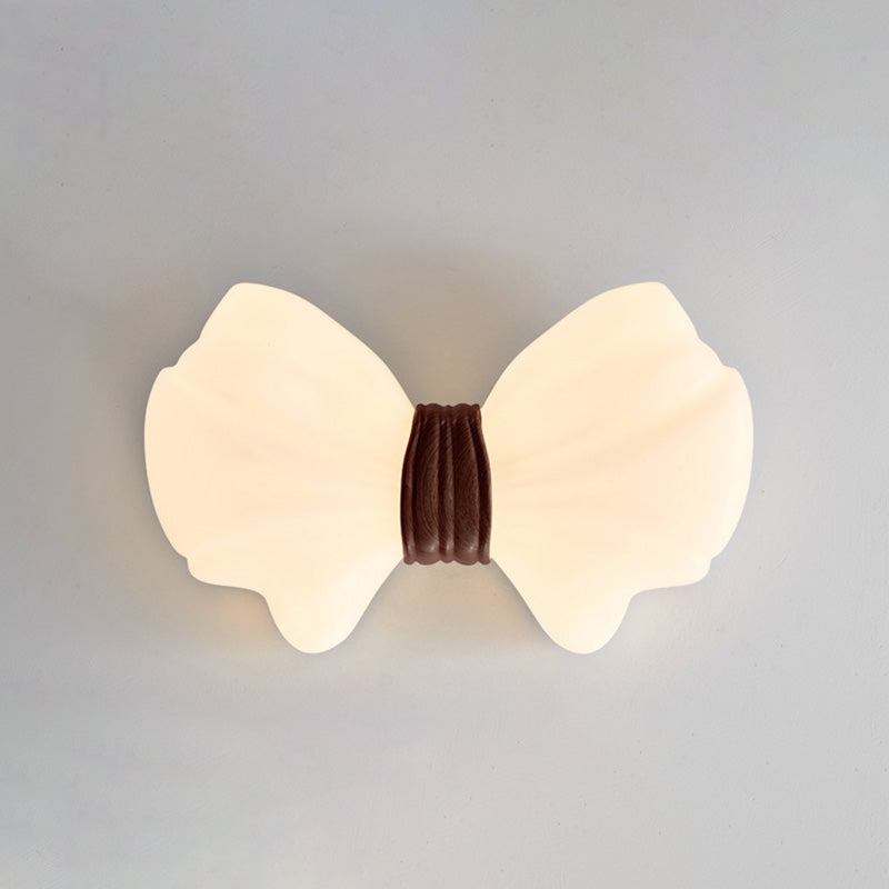 Modern Art Deco Butterfly Bow PE Iron LED Flush Mount Ceiling Light For Living Room