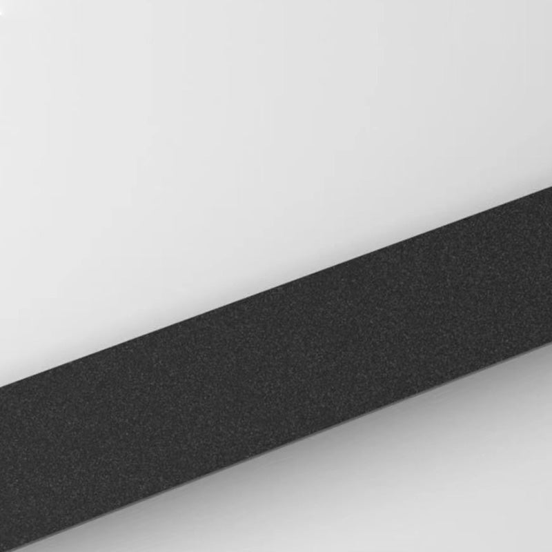 مصباح حائط LED مستطيل من الألومنيوم بالطاقة الشمسية بتصميم حديث وبسيط للحديقة 
