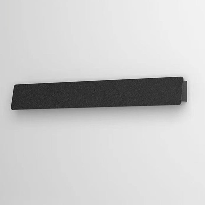 Moderne minimalistische Solar Rechteck Aluminium LED Wandleuchte Lampe für Garten 