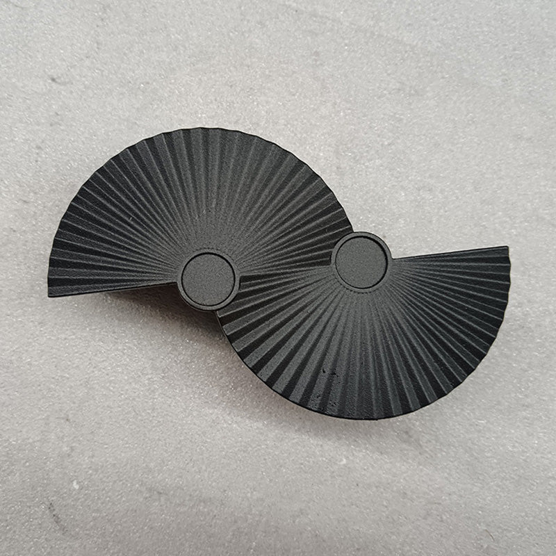 Lámpara de pared LED de acrílico y aluminio en semicírculo de simplicidad moderna para jardín 