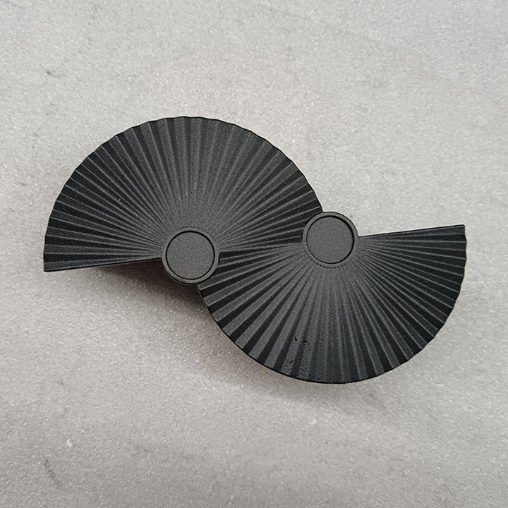 Lámpara de pared LED de acrílico y aluminio en semicírculo de simplicidad moderna para jardín 