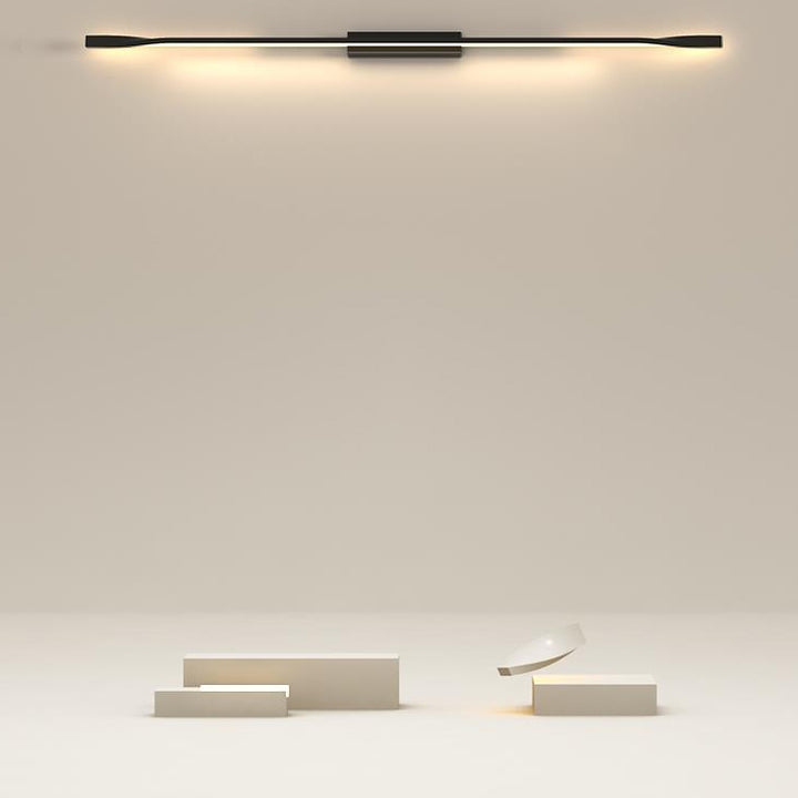 Applique murale LED en silicone et aluminium fer moderne minimaliste pour salon 