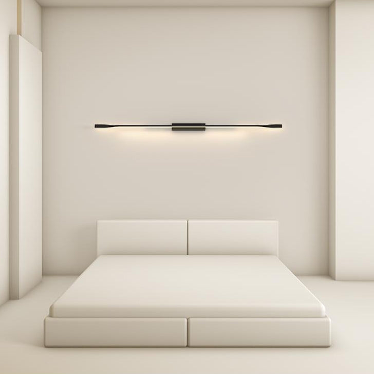 مصباح حائط LED من السيليكون والألومنيوم الحديدي بتصميم حديث وبسيط لغرفة المعيشة 