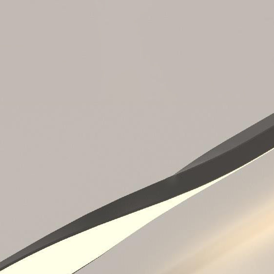 Applique murale LED en silicone et aluminium fer moderne minimaliste pour salon 