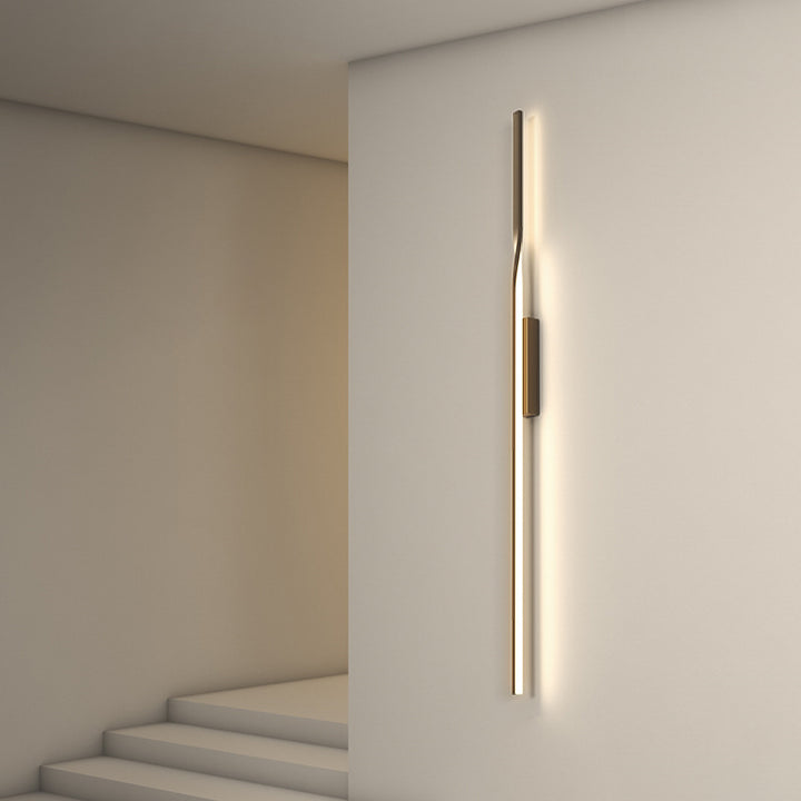 Applique murale LED en silicone et aluminium fer moderne minimaliste pour salon 