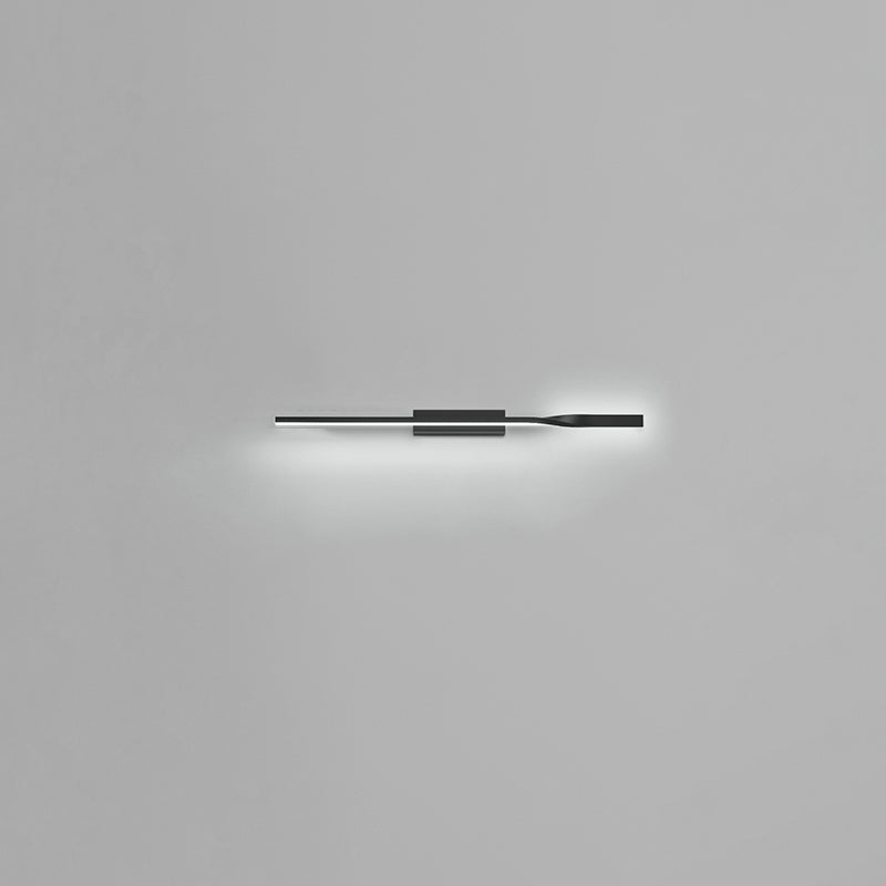 Applique murale LED en silicone et aluminium fer moderne minimaliste pour salon 
