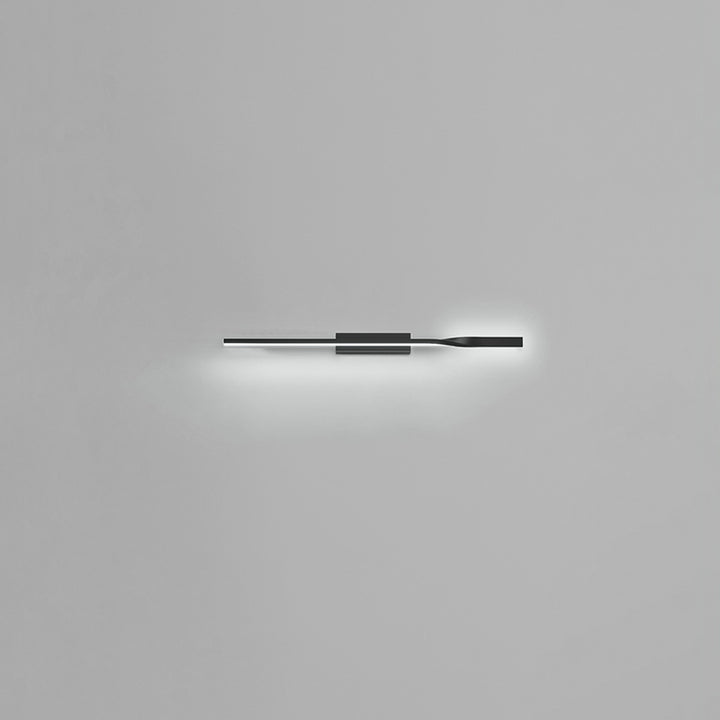 Applique murale LED en silicone et aluminium fer moderne minimaliste pour salon 