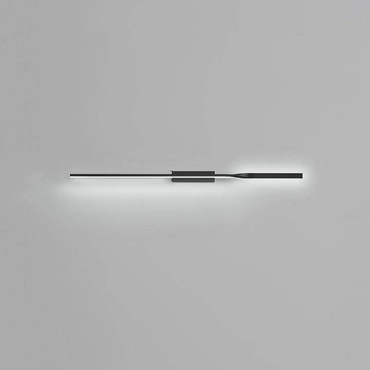 Applique murale LED en silicone et aluminium fer moderne minimaliste pour salon 