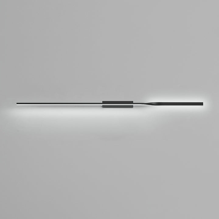 Applique murale LED en silicone et aluminium fer moderne minimaliste pour salon 
