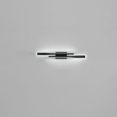 Lámpara Aplique de Pared LED de Hardware de Silicona Rectangular Minimalista Moderna para Sala de Estar 