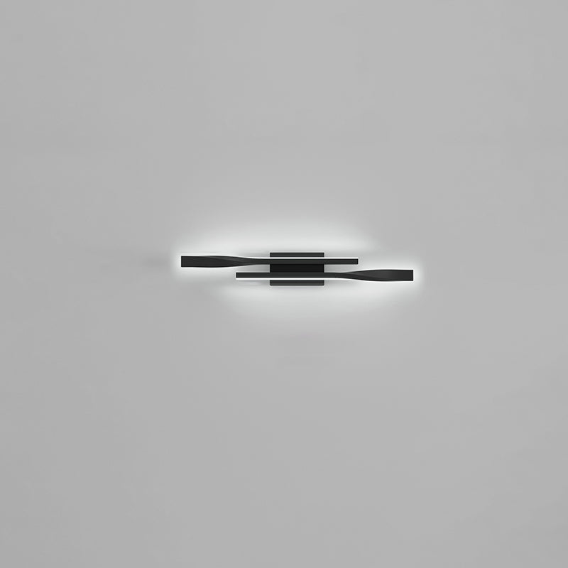 Lámpara Aplique de Pared LED de Hardware de Silicona Rectangular Minimalista Moderna para Sala de Estar 