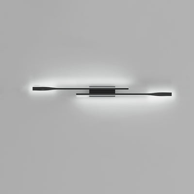 Lámpara Aplique de Pared LED de Hardware de Silicona Rectangular Minimalista Moderna para Sala de Estar 