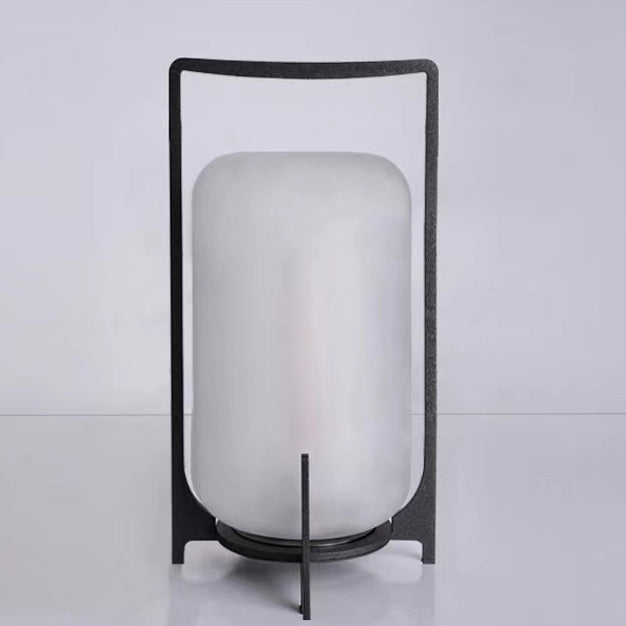 Lanterne chinoise traditionnelle ronde solaire étanche en verre acier inoxydable LED lumière extérieure pour jardin 