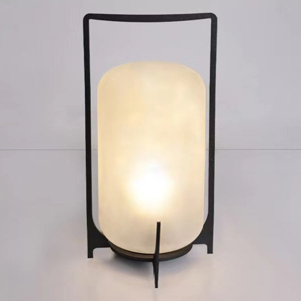 Lanterne chinoise traditionnelle ronde solaire étanche en verre acier inoxydable LED lumière extérieure pour jardin 