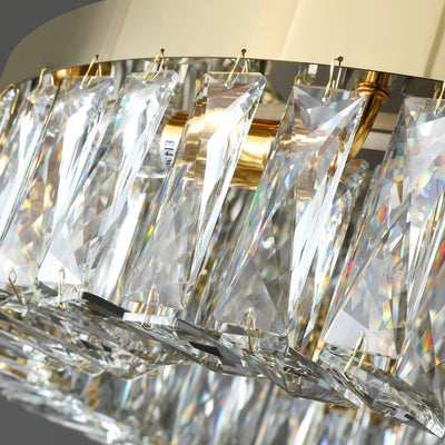 Moderne Luxus Runde Aushöhlen Kristall Edelstahl 6/8/12/16 Licht Unterputz Deckenleuchte Für Schlafzimmer 