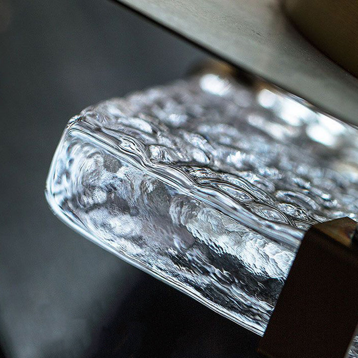 Plafonnier LED carré en cristal de luxe moderne en acier inoxydable pour chambre 