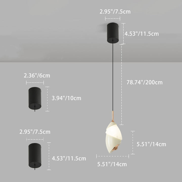 Lustre LED en acrylique et aluminium rond, minimaliste moderne et relevable, pour salon 