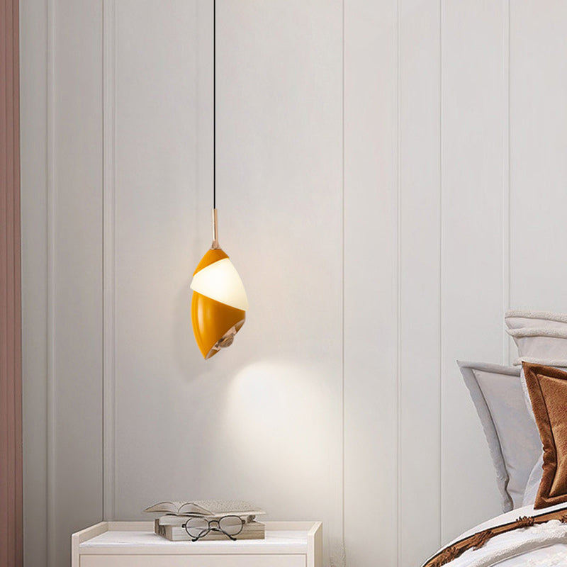 Lustre LED en acrylique et aluminium rond, minimaliste moderne et relevable, pour salon 