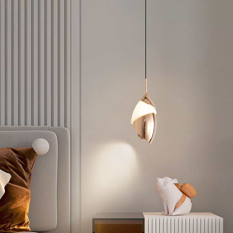 Lustre LED en acrylique et aluminium rond, minimaliste moderne et relevable, pour salon 