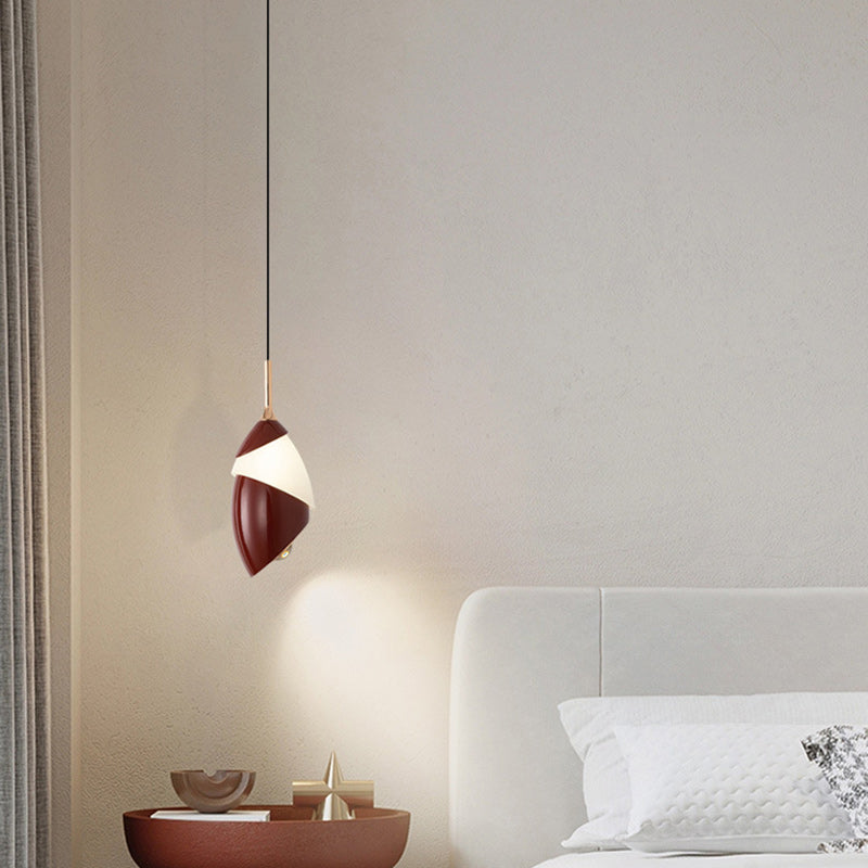 Lustre LED en acrylique et aluminium rond, minimaliste moderne et relevable, pour salon 
