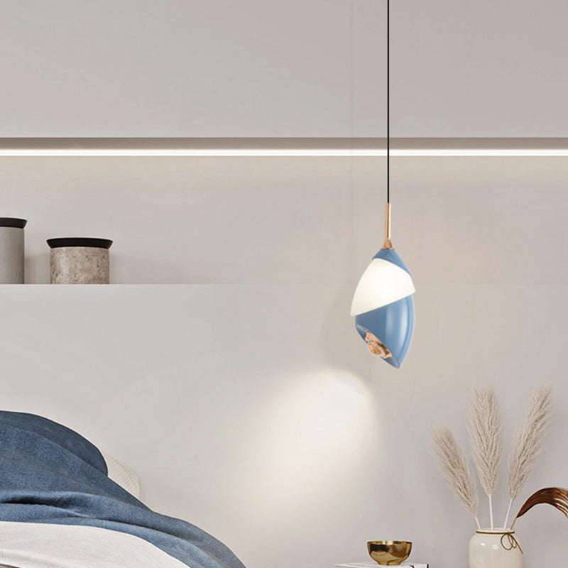 Lustre LED en acrylique et aluminium rond, minimaliste moderne et relevable, pour salon 